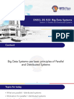 DSECL ZG 522: Big Data Systems: Session 2: Parallel and Distributed Systems