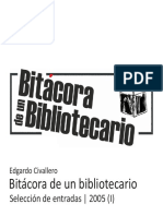 Bitácora de Un Bibliotecario. Selección de Entradas - 2005a