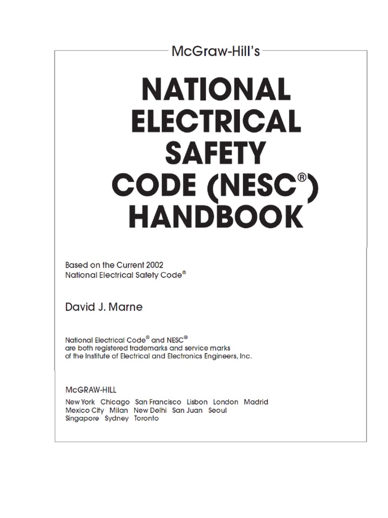 Guía de Distancias de Seguridad NESC | PDF | Corriente eléctrica ...