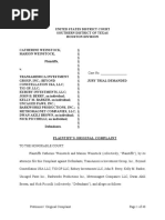 Weinstock Vs Kelly Barker Complaint