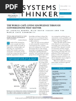World Café Sistems Thinking