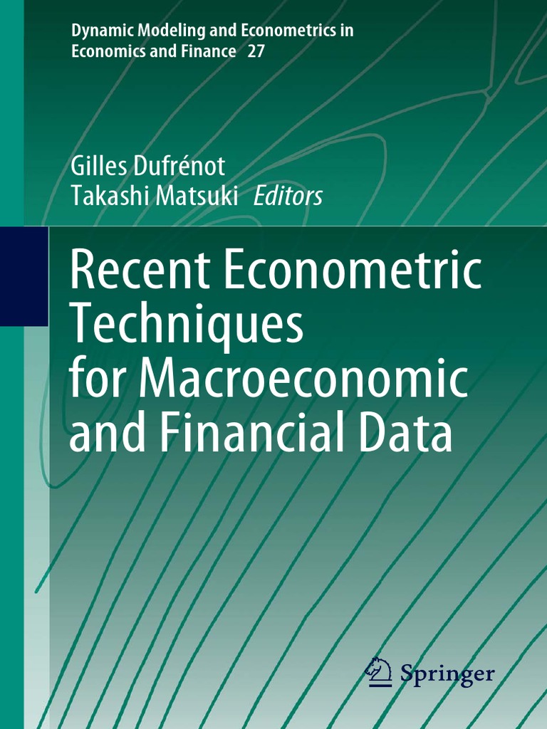 Recent Econometric Techniques For Macroeconomic and Financial Data | PDF |  Time Series | Spectral Density