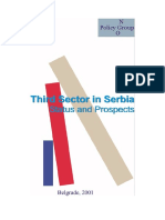 UNDP SRB Third Sector in Serbia - Status and Prospects