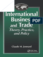 (International Business Series (Boca Raton Fla.) ) Jonnard, Claude M - International Business and Trade - Theory, Practice, and policy-CRC Press (2019)