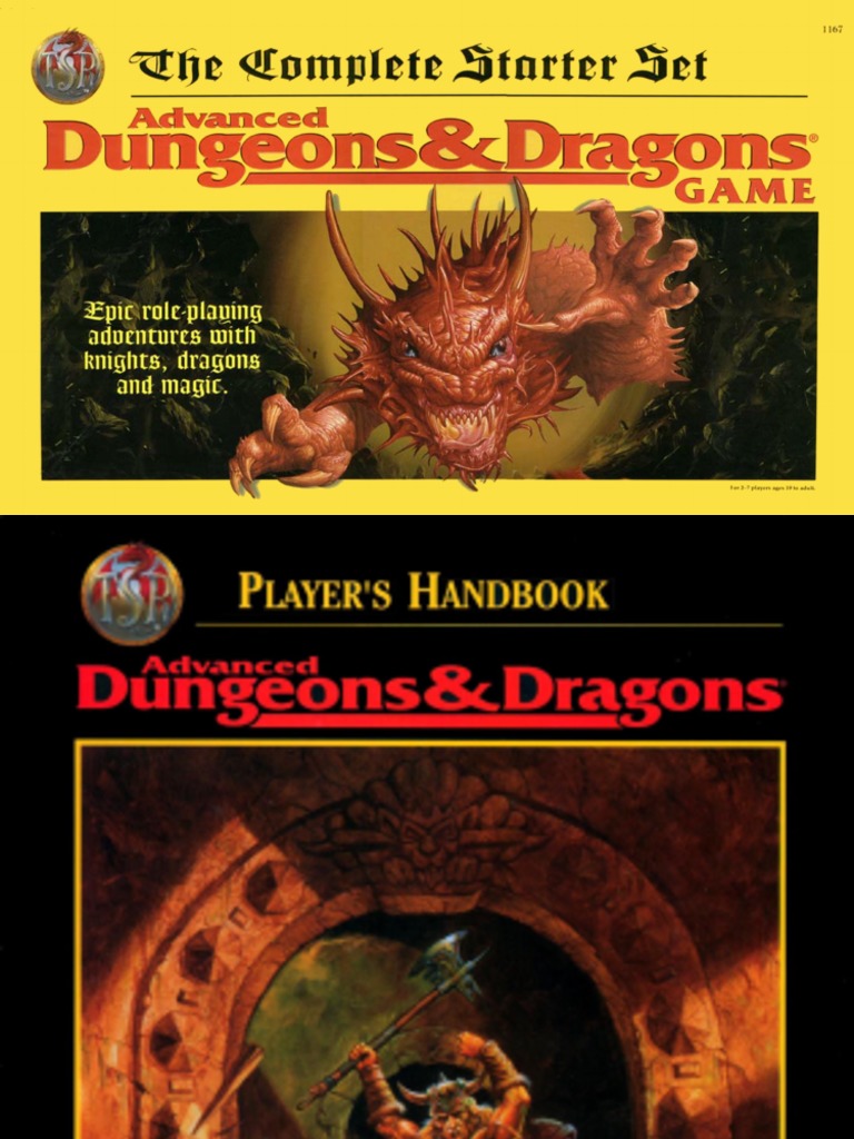 The Complete Starter Set AD&D Game (Yellow Box) | PDF | Dungeons ...