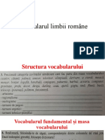 Vocabularul Limbii Române