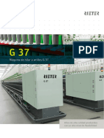 Rieter g37 Ring Spinning Machine Brochure 92852 Es