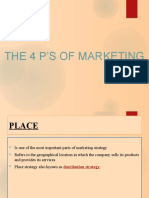 The 4 P's of Marketing: Place, Distribution Channels & Database Benefits