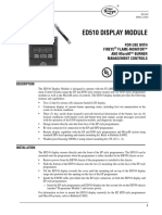 Flame Monitor ED510 Display Module