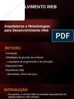 Arquiteturas e Metodologias para Desenvolvimento Web