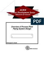 ASME Overview of Process Plant - Piping System Design