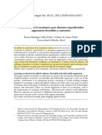 Aceleración de La Enseñanza Para Alumnos Superdotados_argumentas_Rodrigues y de Souza 2012