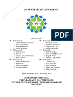 Laporan Life Table Asuransi