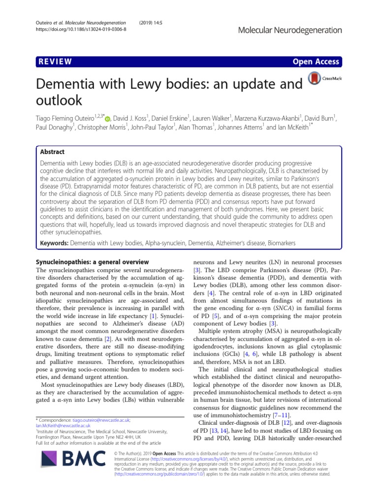 Dementia With Lewy Bodies | PDF | Dementia | Diseases And Disorders
