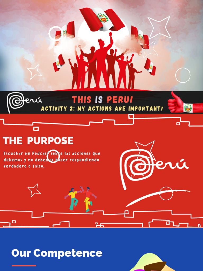 A2 This Is Peru! Activity 2 My Actions Are Important! | PDF