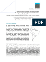 Pueblo Kamentsa y Reexistencia Territorial