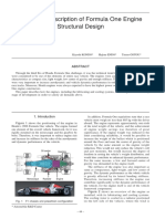 Technical Description of Formula One Engine Structural Design