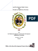 The Royal Development Study Centres and The Philosophy of Sufficiency Economy