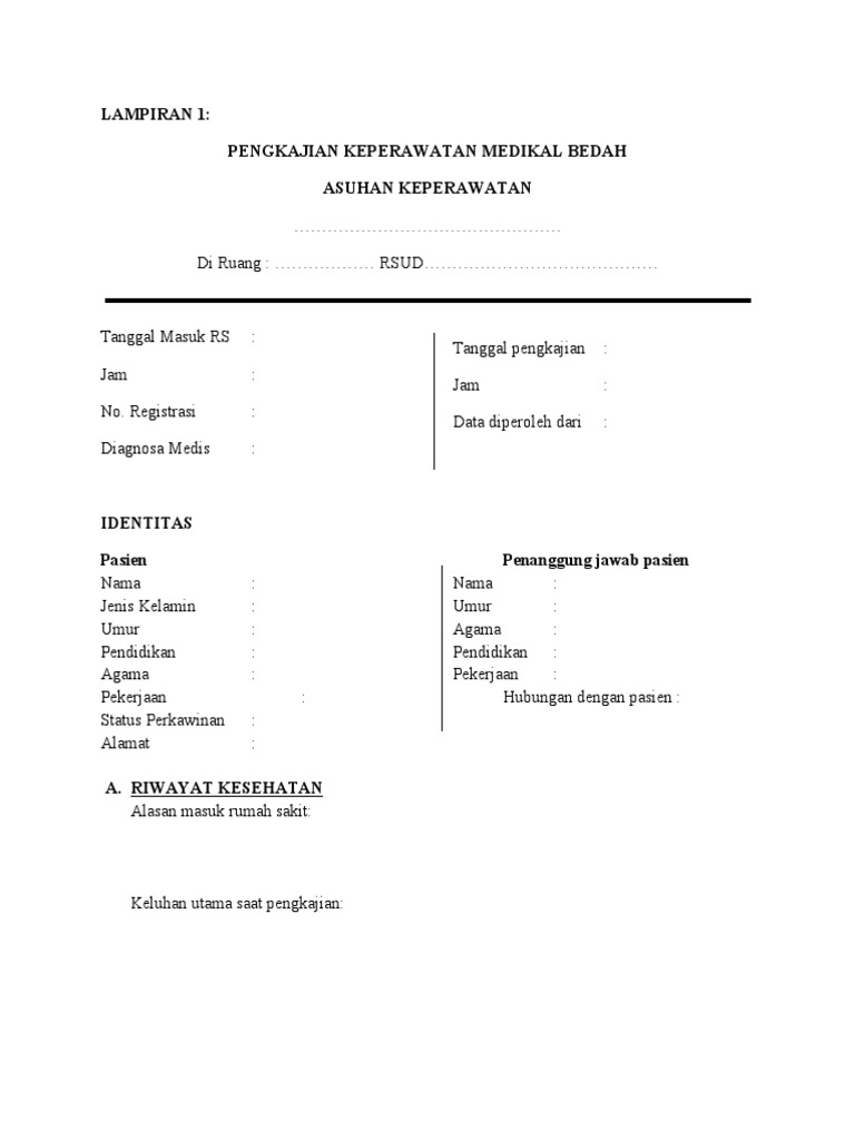 Format Askep Kmb Pdf