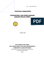 Proposal Operasional Dan Pemeliharaan Laboratorium 2012 Rev