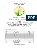 BÀI TIỂU LUẬN LỊCH SỬ VĂN MINH PHƯƠNG TÂY