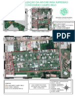 MAPA DE LOCALIZAÇÃO DA ÁRVORE A SER SUPRIMIDA