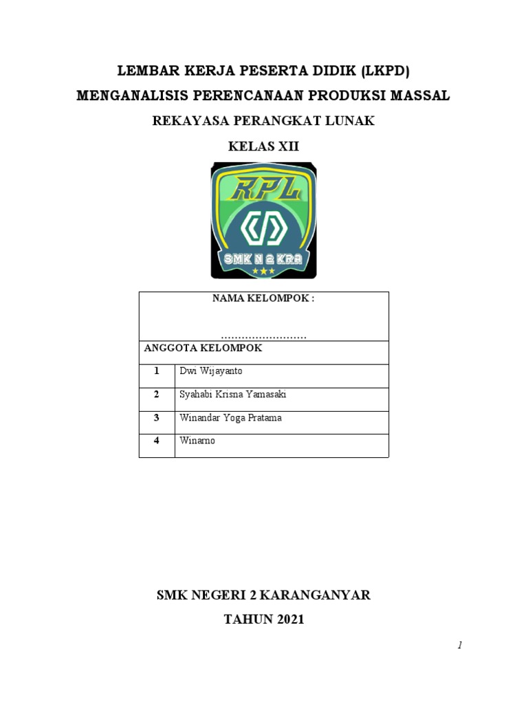 Analisis Perencanaan Produksi Massal Pdf Seni