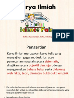 Pengertian Karya Ilmiah