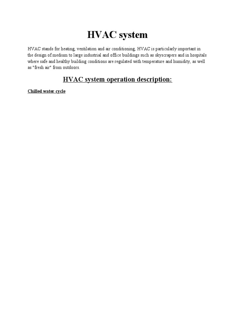 HVAC System for Hospital in Egypt | PDF | Hvac | Heat Exchanger