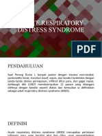 ACUTE RESPIRATORY DISTRESS SYNDROME