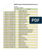 Format Import Nilai Pts Dan Pas Kelas Kelas 8F