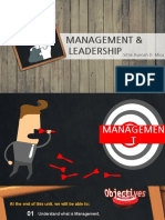 Management & Leadership - Final Presentation
