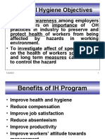 Industrial Hygiene Objectives: - To Create Awareness Among Employers