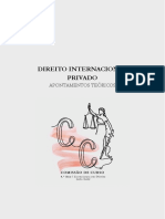 DIREITO INTERNACIONAL PRIVADO: APONTAMENTOS TEÓRICOS