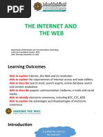 Week 3 - The Internet The Web