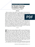 The Remote Sensing Revolution Threat: Strategic Studies Quarterly - Perspective