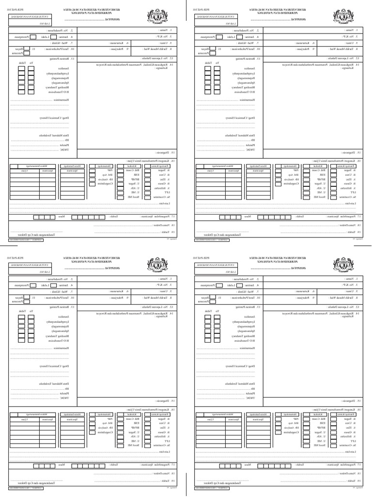 Borang Per-Pat 301 | PDF