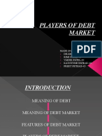 Players of Debt Market