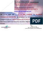 Fucutyfdpc A MD Zameer Certificate