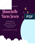 Shunchelle Turns Seven: Please Join Us To Celebrate!