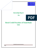 Rural Credit of Sonali Bank