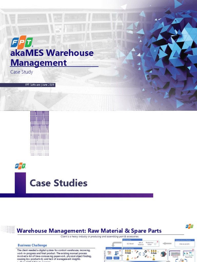 Akames Warehouse Management: Case Study | PDF | Enterprise Resource ...