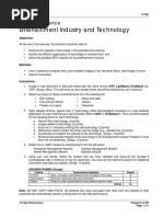 Entertainment Industry and Technology: Task Performance