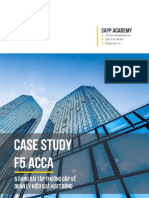 (SAPP) Case Study F5 ACCA - 5 dạng bài tập thường gặp