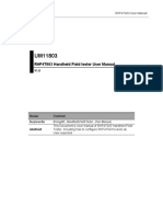 Risinghf: Rhf4T003 Handheld Field Tester User Manual