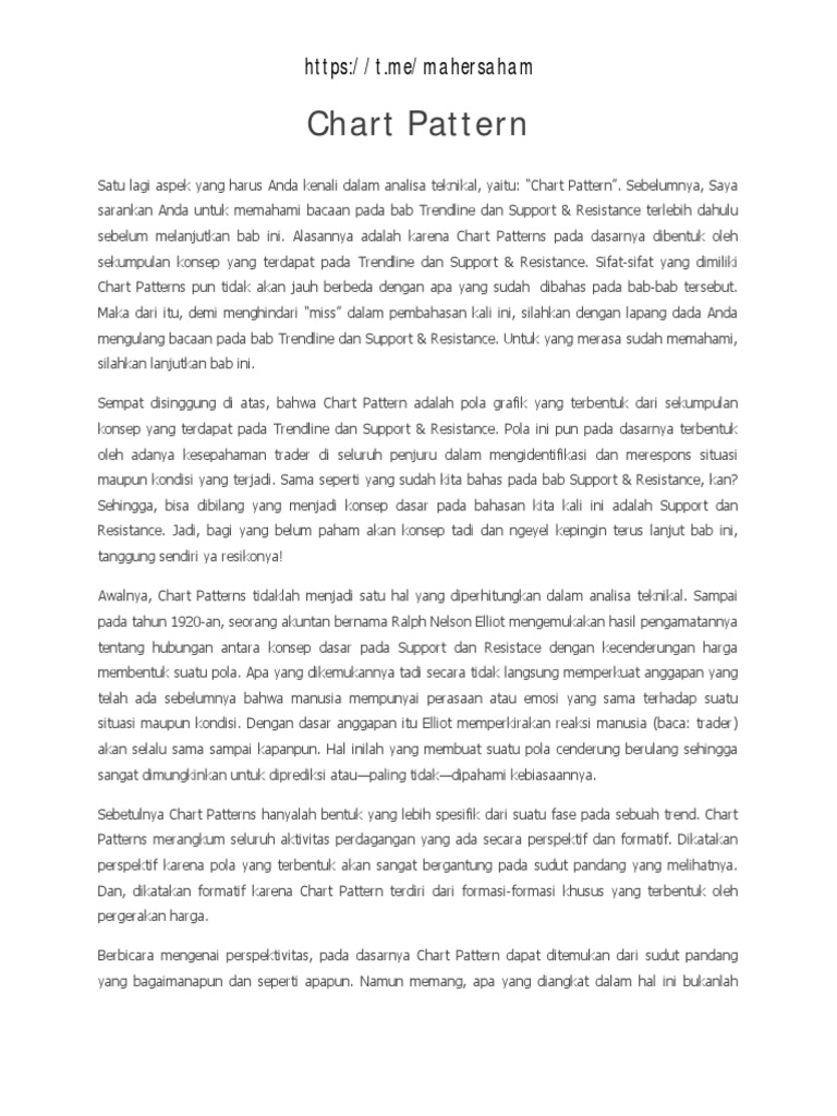 Chart Pattern Versi Bahasa | PDF | Karier & Perkembangan