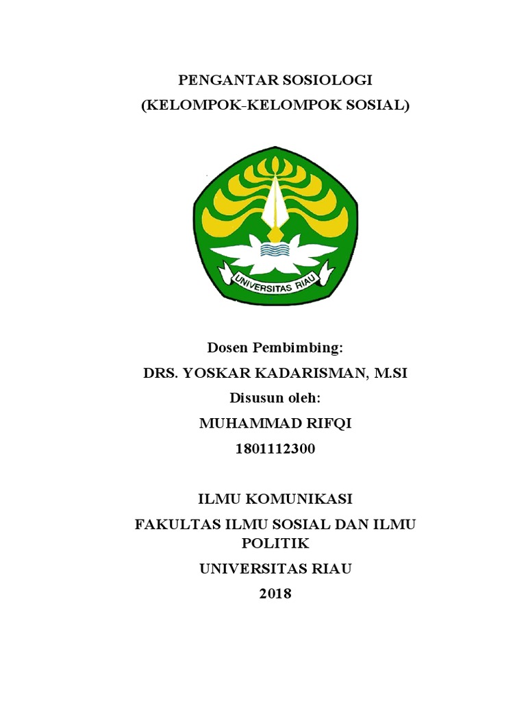 Pengantar Sosiologi | PDF