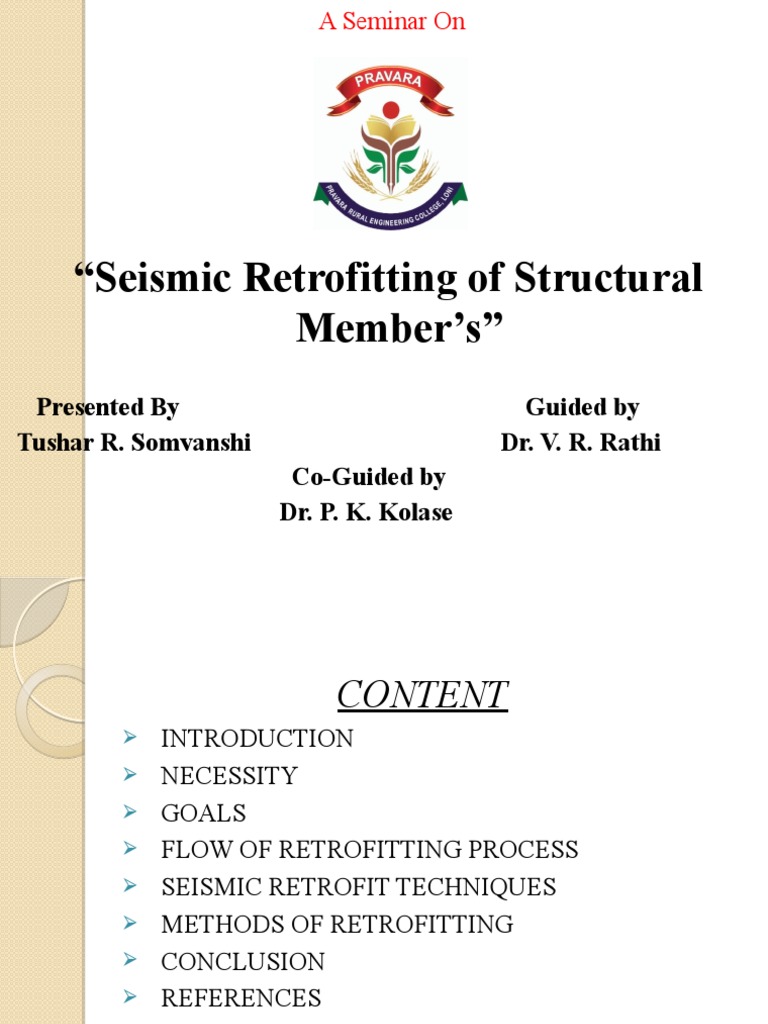 Seismic Retrofitting Techniques Overview | PDF | Real Estate | Materials