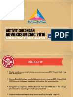 Aktiviti Sokongan Advokasi MCMC