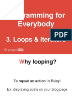 Programming For Everybody: 3. Loops & Iterators